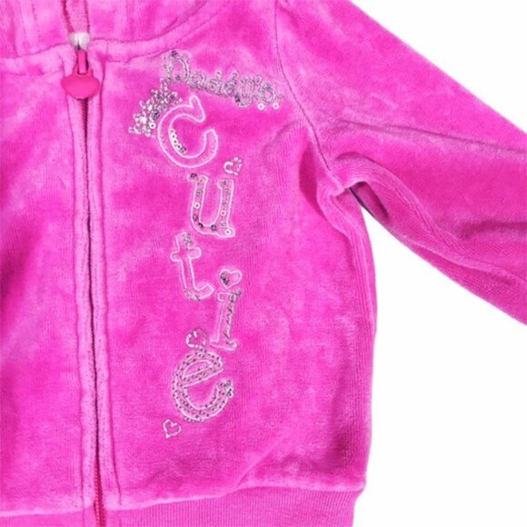 Lot of 3 kids fleece sweaters Sz 6 M - Picture 8 of 15